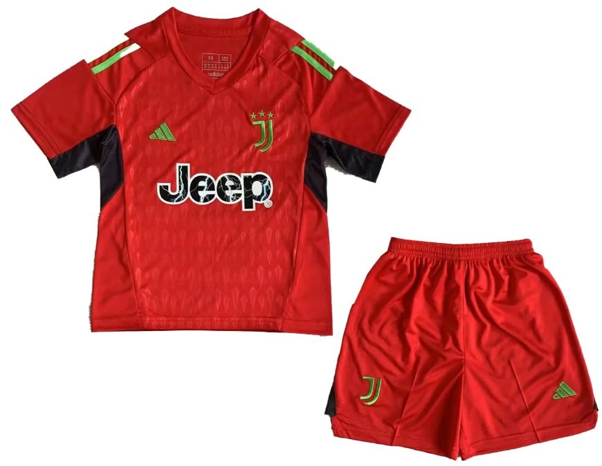 Kit infantil II Goleiro Juventus 2023 2024 Adidas oficial 
